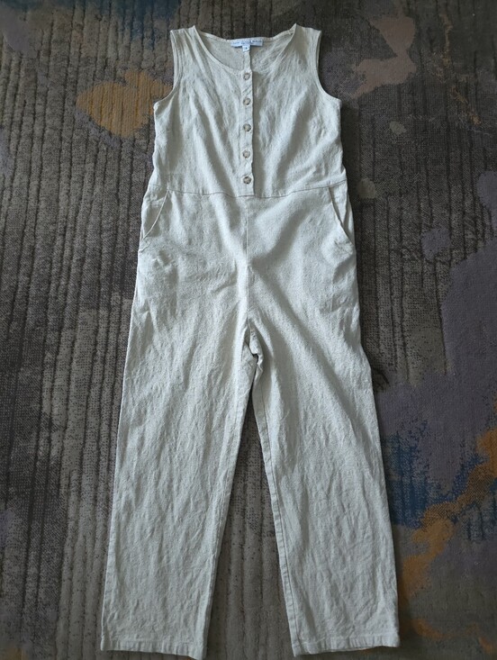 Birds Of North America Pants - Birds Of North America Tropicbird Linen Blend Jumpsuit